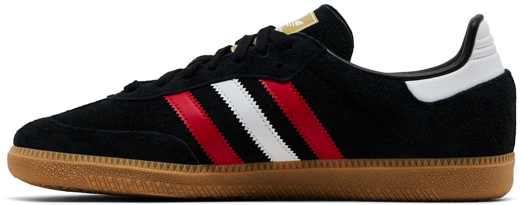 adidas Samba OG 'Black White Scarlet' IG1824 Lookbook adidas Samba OG 'Black White Scarlet' IG1824