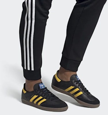 adidas Samba OG 'Black Yellow' EG9326 Details for adidas Samba OG 'Black Yellow' EG9326