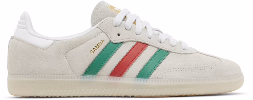 adidas Samba OG 'Crystal White Green Scarlet' IG1826 adidas Samba OG 'Crystal White Green Scarlet' IG1826