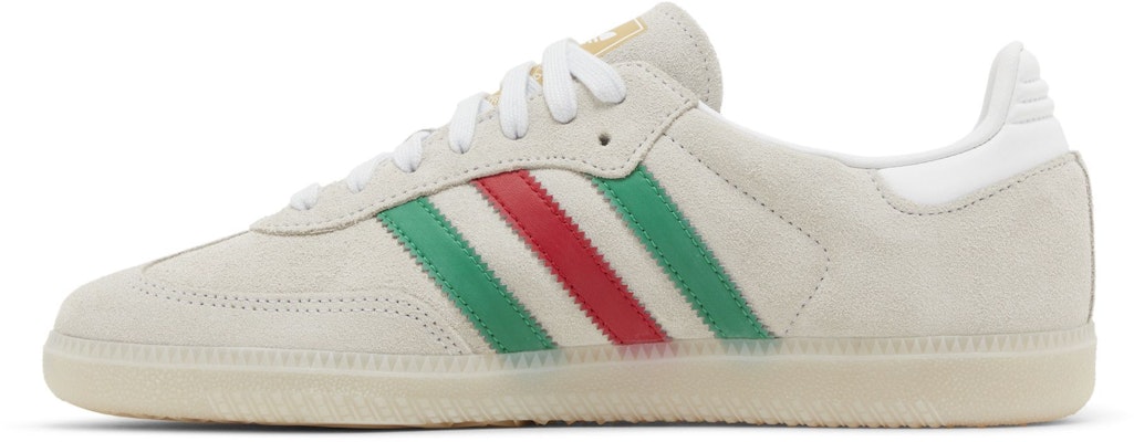 adidas Samba OG 'Crystal White Green Scarlet' IG1826 Lookbook adidas Samba OG 'Crystal White Green Scarlet' IG1826