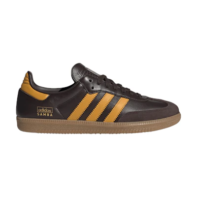 adidas Samba 'Dark Brown Yellow'