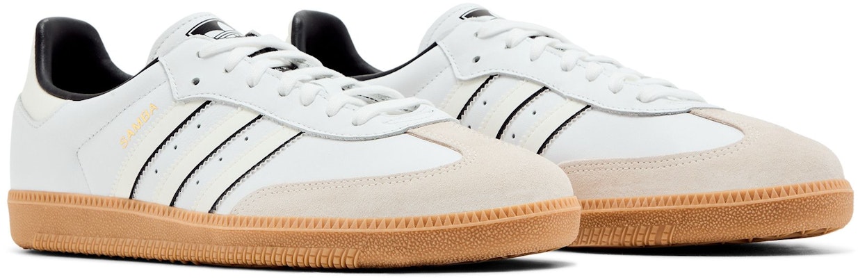 adidas Samba OG 'Double White Black Gum' ID1480 Cheap adidas Samba OG 'Double White Black Gum' ID1480