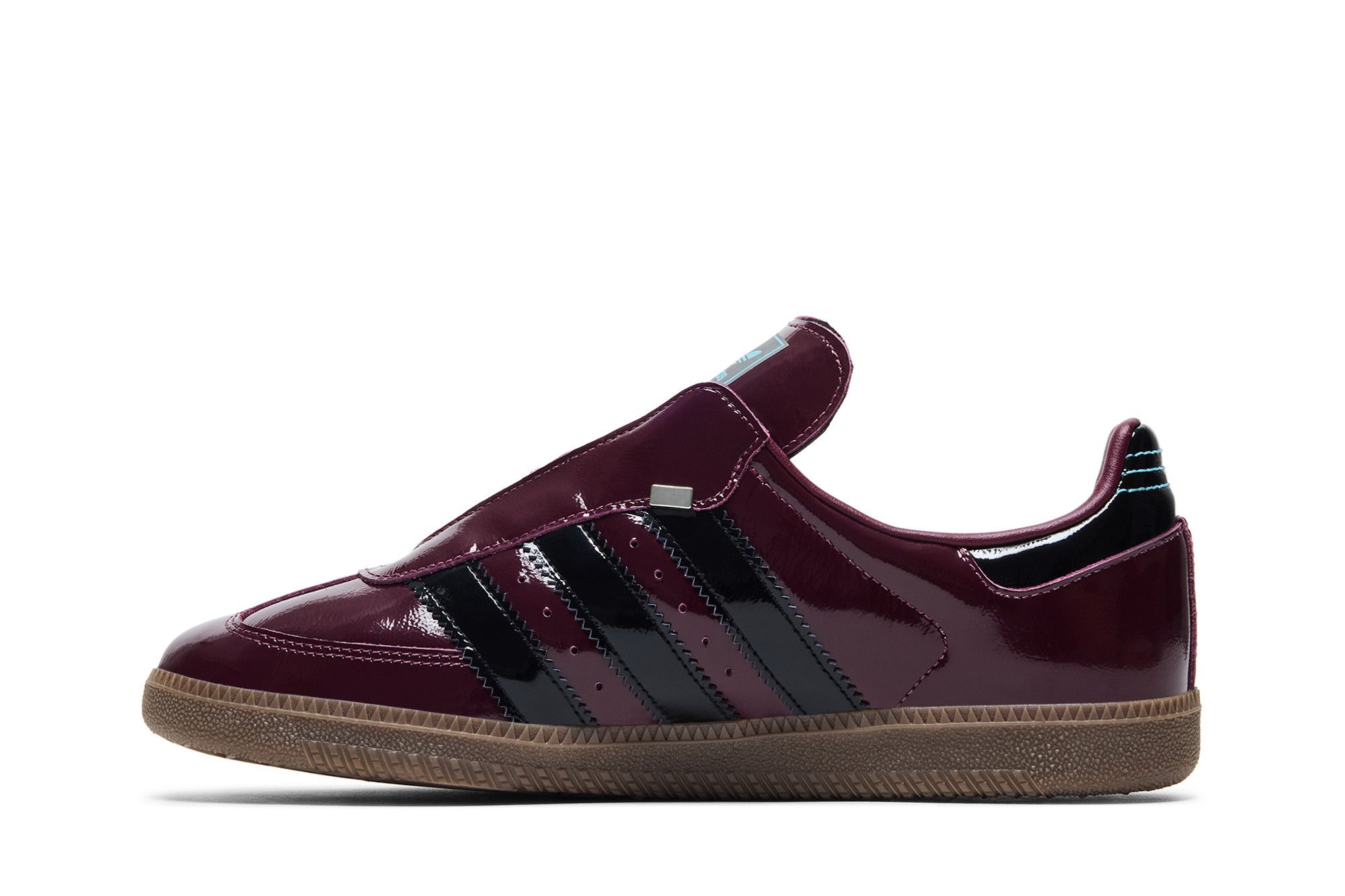 Lookbook adidas Samba OG 'Merah Maroon Hitam Patent' JQ0013