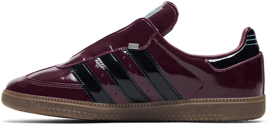 adidas Samba OG 'Merah Maroon Hitam Patent' JQ0013 Lookbook adidas Samba OG 'Merah Maroon Hitam Patent' JQ0013