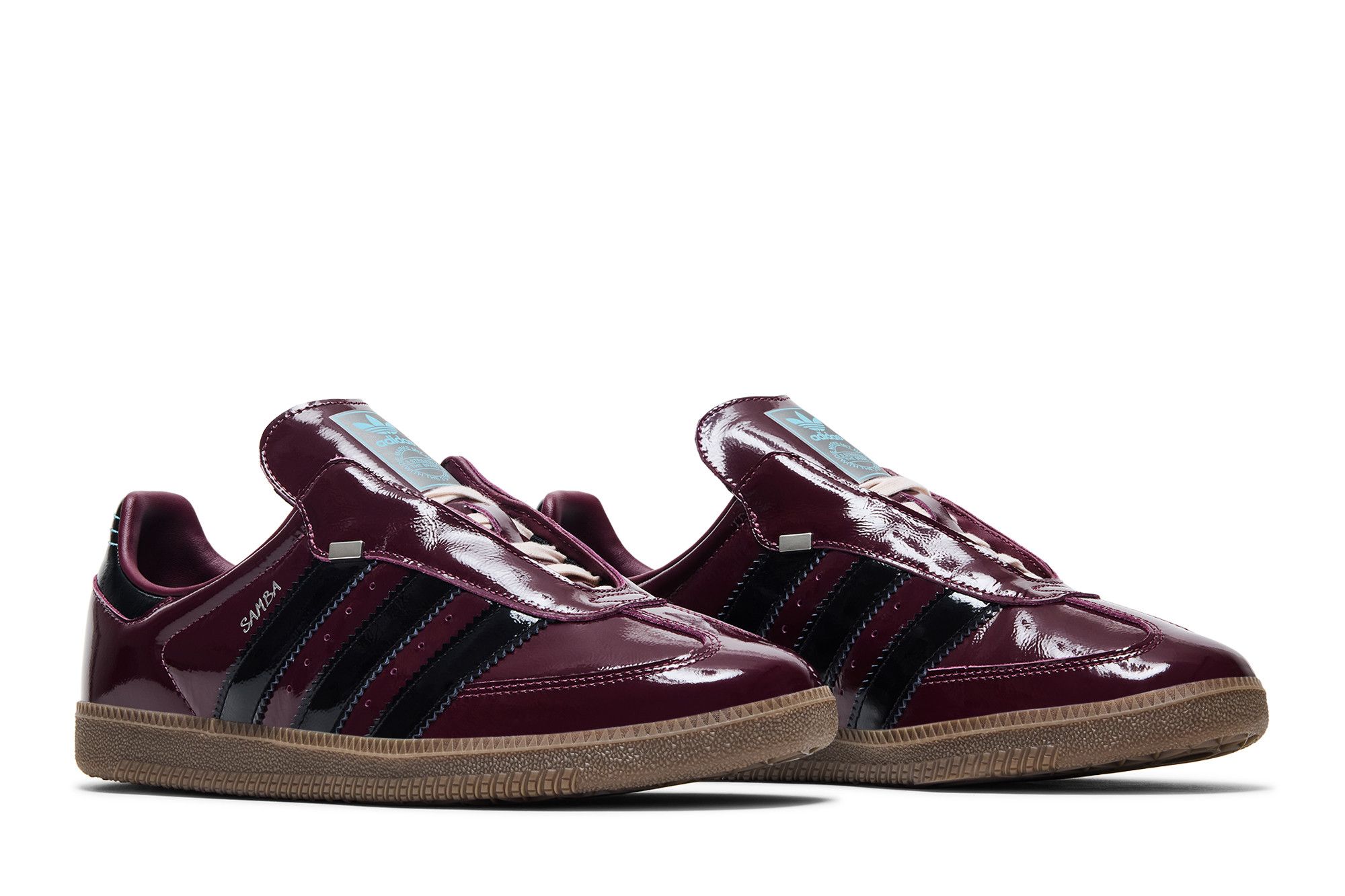 Cheap adidas Samba OG 'Merah Maroon Hitam Patent' JQ0013