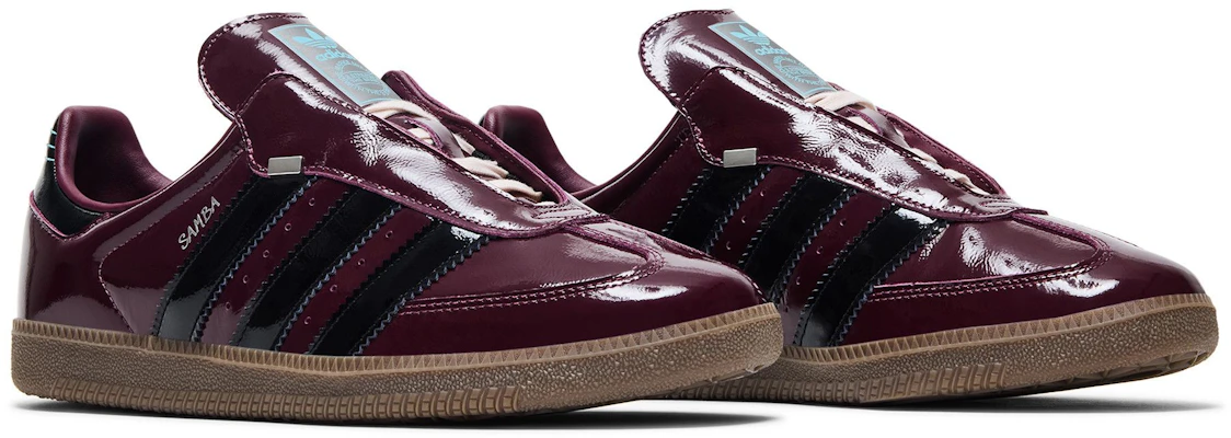 adidas Samba OG 'Merah Maroon Hitam Patent' JQ0013 Cheap adidas Samba OG 'Merah Maroon Hitam Patent' JQ0013
