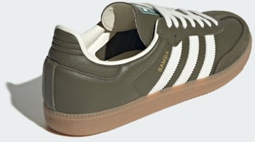 阿迪达斯Samba OG运动鞋 深卡其/米白色/胶底 JR0890 Details for 阿迪达斯Samba OG运动鞋 深卡其/米白色/胶底 JR0890