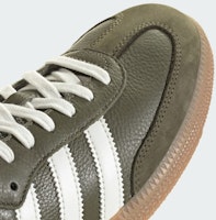 阿迪达斯Samba OG运动鞋 深卡其/米白色/胶底 JR0890 2