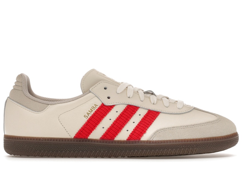 adidas Samba OG 'Off White Better Scarlet Gum' IH6815