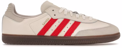 adidas Samba OG 'Off White Better Scarlet Gum' IH6815 adidas Samba OG 'Off White Better Scarlet Gum' IH6815