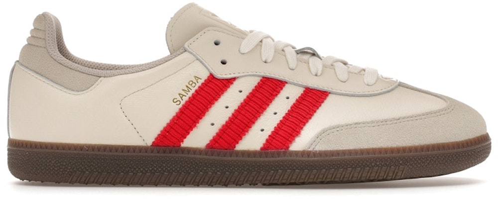 adidas Samba OG 'Off White Better Scarlet Gum' IH6815 Buy adidas Samba OG 'Off White Better Scarlet Gum' IH6815