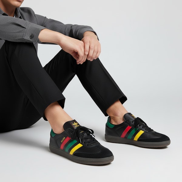 adidas Samba OG 'Rasta - Black' IH3119 Order adidas Samba OG 'Rasta - Black' IH3119