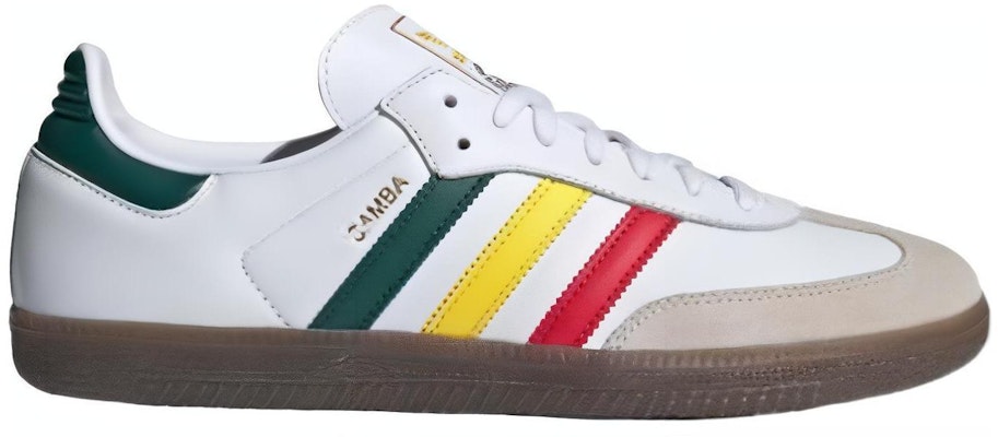 阿迪达斯 Samba OG 'Rasta - 白色款' IH3118 Order 阿迪达斯 Samba OG 'Rasta - 白色款' IH3118