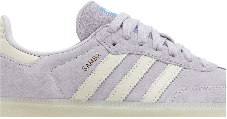 Adidas Originals Samba 防滑耐磨低筒板鞋 女款 紫色 Order Adidas Originals Samba 防滑耐磨低筒板鞋 女款 紫色