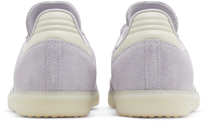 Adidas Originals Samba 防滑耐磨低筒板鞋 女款 紫色 Details for Adidas Originals Samba 防滑耐磨低筒板鞋 女款 紫色