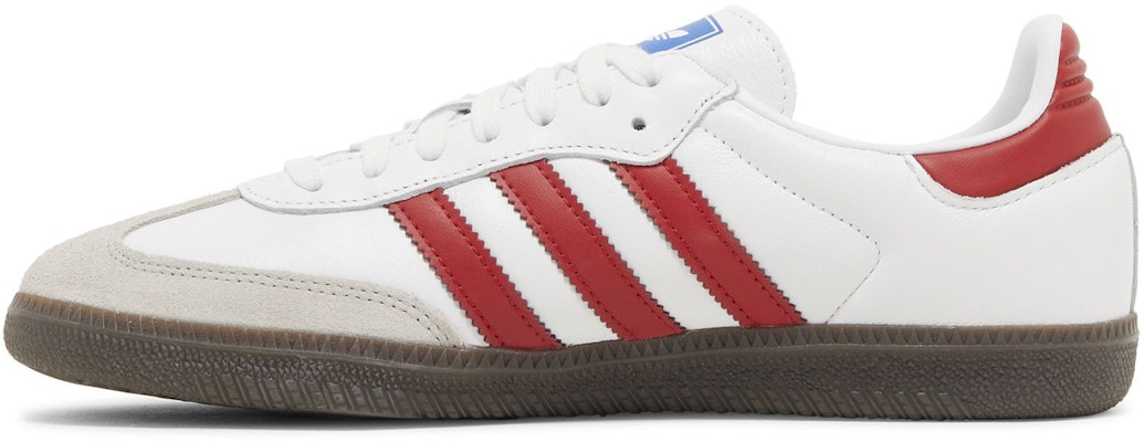 adidas Samba OG '白色勝利紅' IG1025 Shop adidas Samba OG '白色勝利紅' IG1025