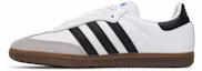 Shop adidas originals Samba OG 柔軟鞋面 輕鬆腳感 低筒 板鞋 男女款 黑白灰