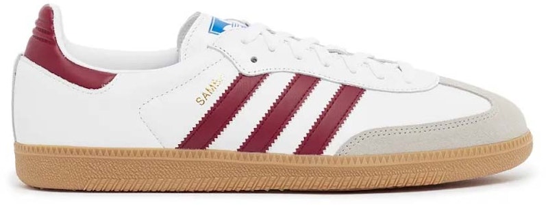 アディダス サンバ OG "白 バーガンディ ガム" IF3813 Buy アディダス サンバ OG "白 バーガンディ ガム" IF3813