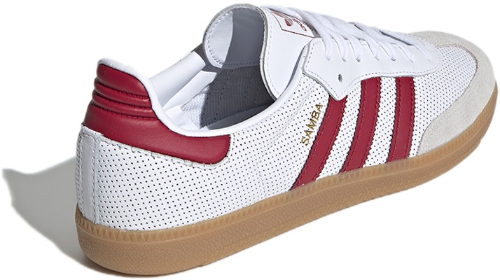 阿迪达斯 Samba OG '白色大学酒红' BD7528 Shop 阿迪达斯 Samba OG '白色大学酒红' BD7528