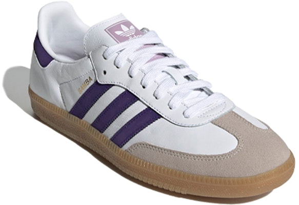 adidas Samba OG 'White Collegiate Purple' EE5452 Lookbook adidas Samba OG 'White Collegiate Purple' EE5452