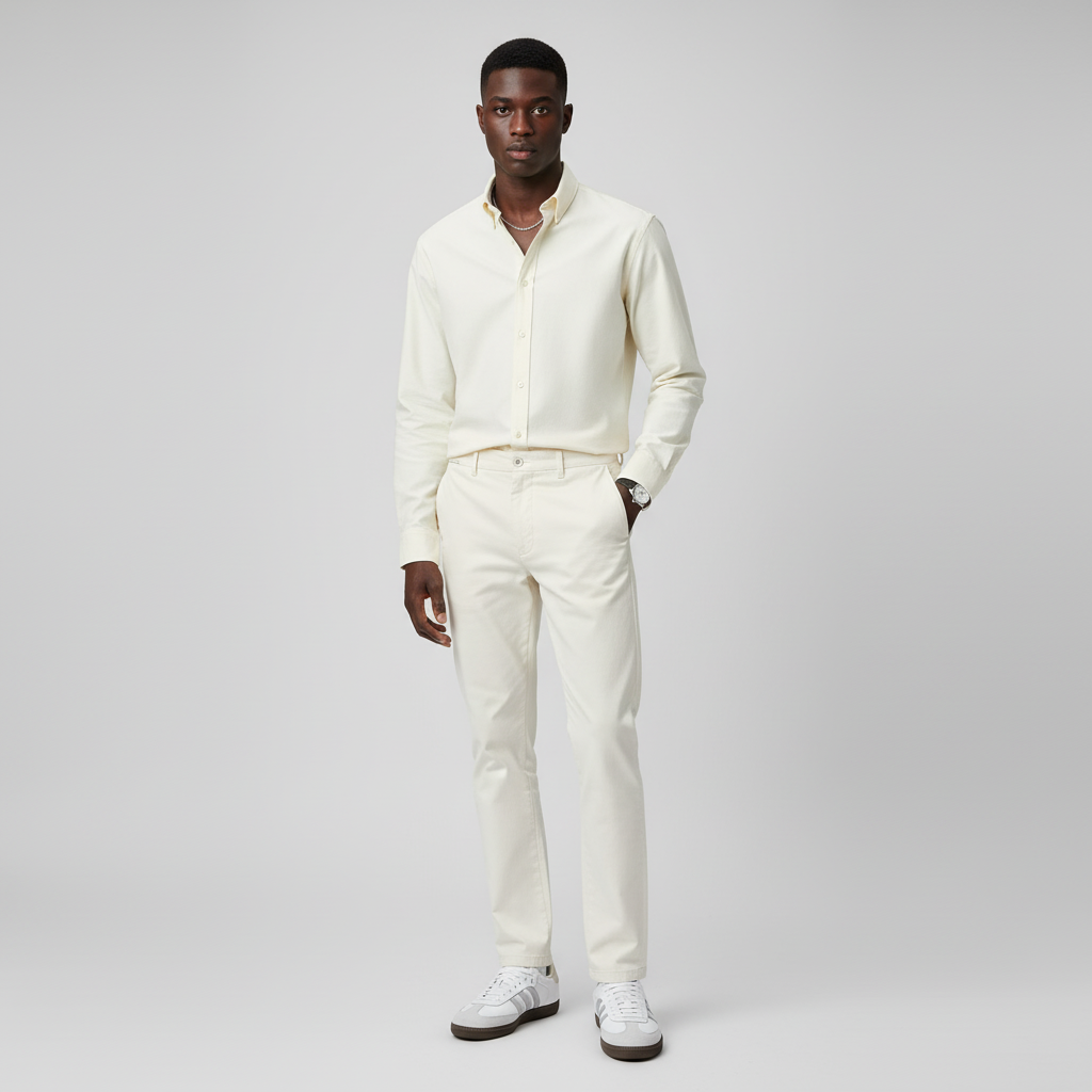 Lookbook adidas Samba OG 'Putih Kelabu Krim' IH4880