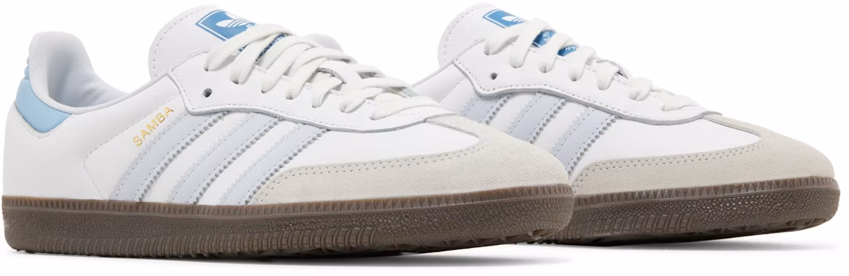 adidas Samba OG 'White Halo Blue' ID2055 Cheap adidas Samba OG 'White Halo Blue' ID2055