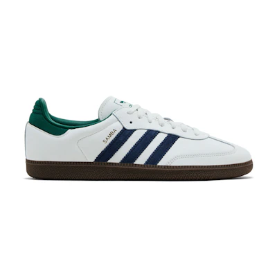 adidas Samba 'White Navy Collegiate Green'