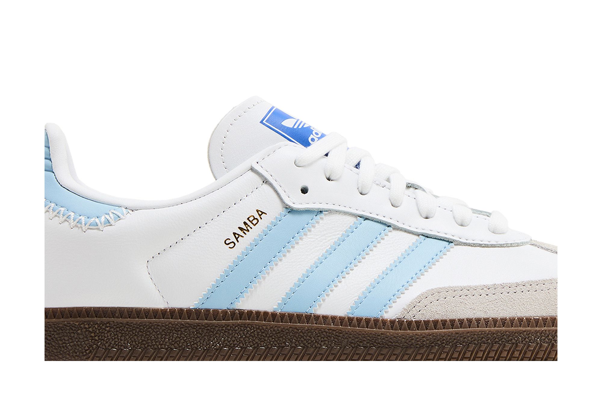 Order adidas Samba OG ''Wit Lichtblauw'' JI2003