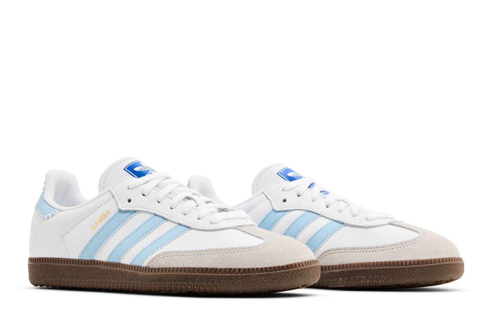 Cheap adidas Samba OG ''Wit Lichtblauw'' JI2003