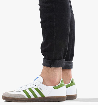 adidas Samba OG 'Putih Tech Olive' EE7055 Details for adidas Samba OG 'Putih Tech Olive' EE7055