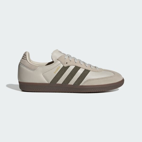 Adidas Samba OG Alumina/Medium Dark Khaki/Gum JR0893