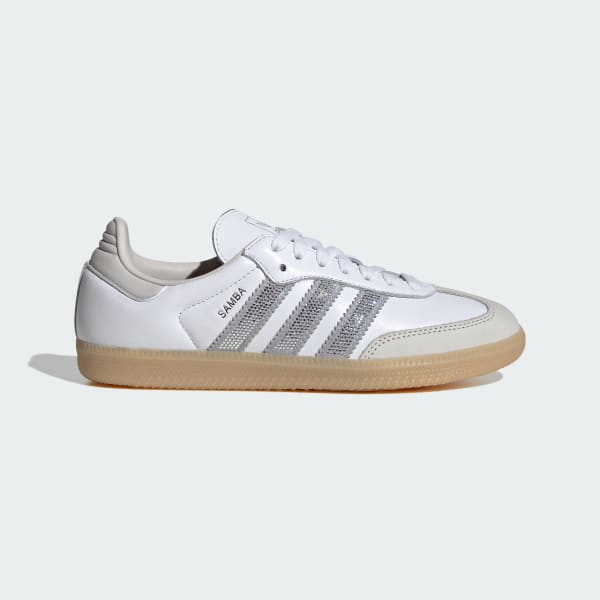 Adidas Samba OG Classic Cloud White/Silver Metallic/Gum KK0063