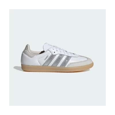 Adidas Samba Classic Cloud White/Silver Metallic/Gum