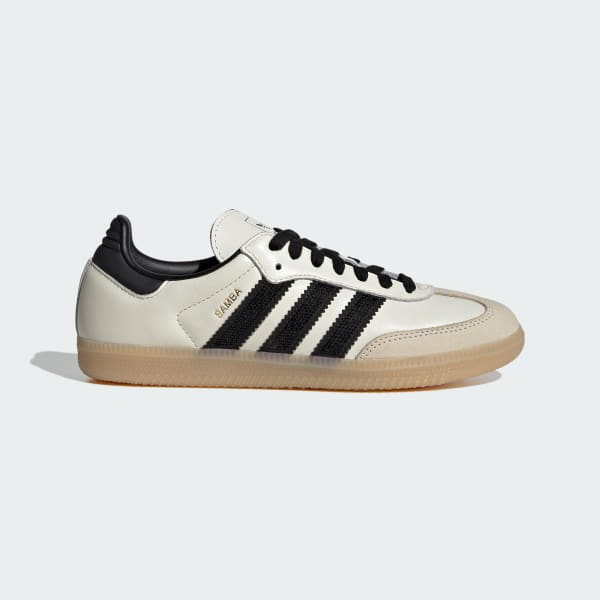 Adidas Samba OG Classic Retro Sneakers Off White/Core Black/Gum KK0064