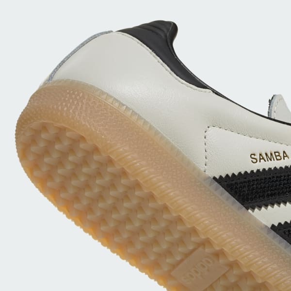 Cheap Adidas Samba OG 經典復古運動鞋 米白/黑色/生膠 KK0064