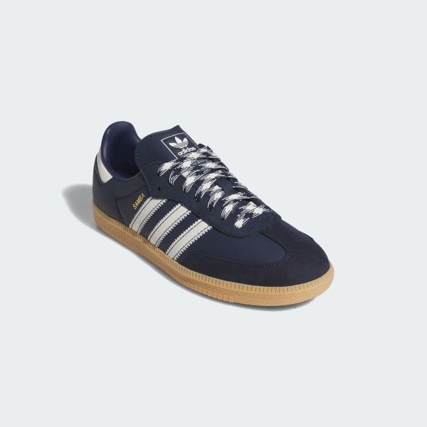 Shop Adidas Samba OG Klasik Night Indigo/Off White/Shadow Navy Sneakers KJ6077