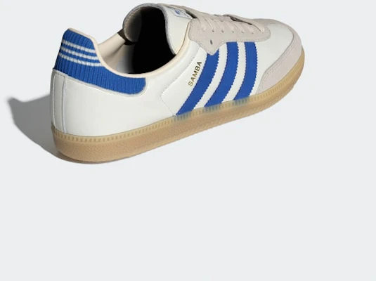 adidas Samba OG Blanco Nube/Azul/Goma IH6821 Details for adidas Samba OG Blanco Nube/Azul/Goma IH6821
