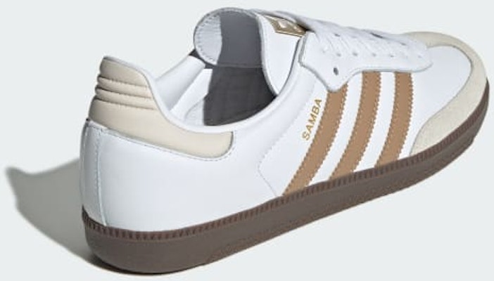 Adidas Samba OG Cloud White/Cardboard/Gum JR0912 Details for Adidas Samba OG Cloud White/Cardboard/Gum JR0912
