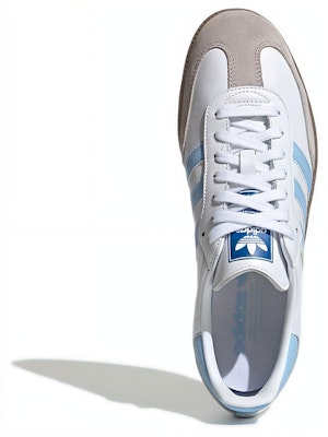 adidas Samba OG Cloud White Clear Sky 'White Blue' EG9327 Shop adidas Samba OG Cloud White Clear Sky 'White Blue' EG9327