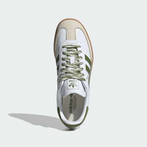 Order (W) Adidas Samba OG 白/橄欖綠/生膠 JS1352