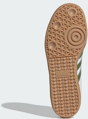 (Women) Adidas Samba OG Cloud White/Tech Olive/Gum JS1352 Lookbook (Women) Adidas Samba OG Cloud White/Tech Olive/Gum JS1352