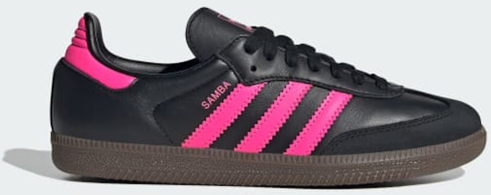 (Women) Adidas Samba OG Core Black/Lucid Pink/Gum JS1386 Buy (Women) Adidas Samba OG Core Black/Lucid Pink/Gum JS1386