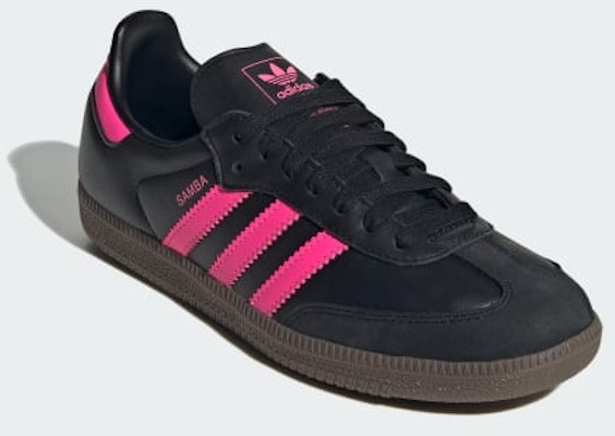(Women) Adidas Samba OG Core Black/Lucid Pink/Gum JS1386 Purchase (Women) Adidas Samba OG Core Black/Lucid Pink/Gum JS1386