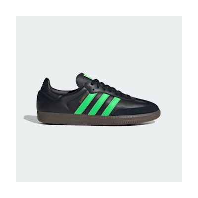 Adidas Samba Core Black/Screaming Green/Gum