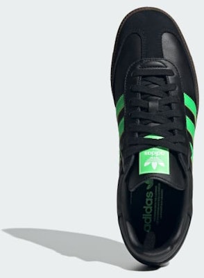 Adidas Samba OG Core Black/Screaming Green/Gum JR0911 Lookbook Adidas Samba OG Core Black/Screaming Green/Gum JR0911