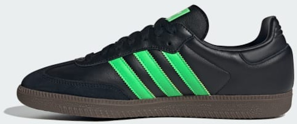 Adidas Samba OG Core Black/Screaming Green/Gum JR0911 Sizing Adidas Samba OG Core Black/Screaming Green/Gum JR0911