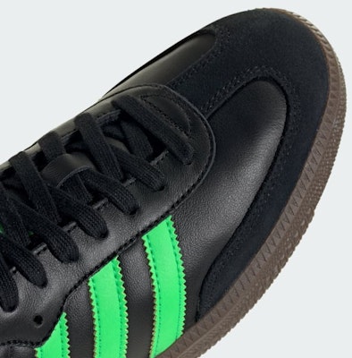 Adidas Samba OG Core Black/Screaming Green/Gum JR0911 Cheap Adidas Samba OG Core Black/Screaming Green/Gum JR0911