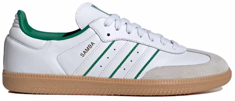 adidas Samba OG Crystal White Green JI2044 adidas Samba OG Crystal White Green JI2044