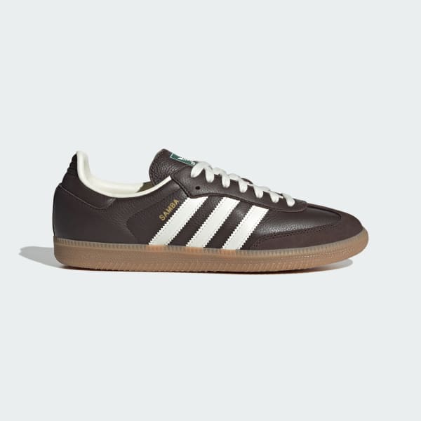 Adidas Samba OG Dark Brown/Off White/Gum JR0891