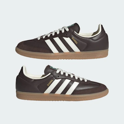Adidas Samba OG Dark Brown/Off White/Gum